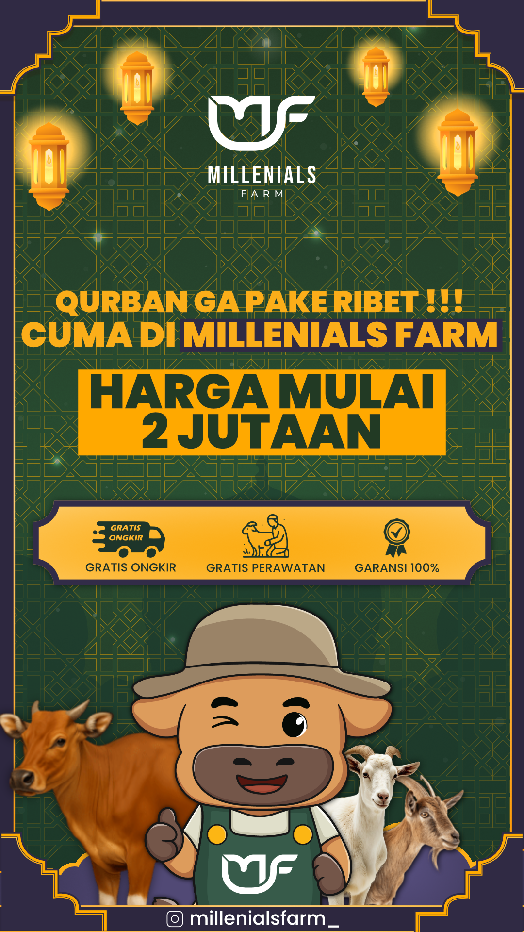 Millenials Farm — Price List 2026